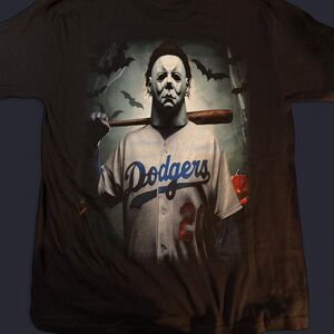 Michael Myers x Dodgers Tee (Black)